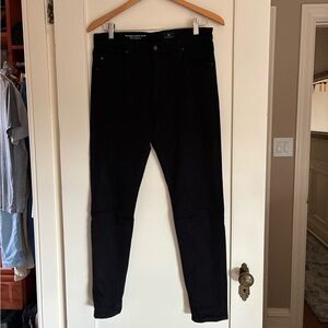 AG. Farrah High- Rise Ankle Skinny Jeans. Black. Size 28R. Excellent condition.